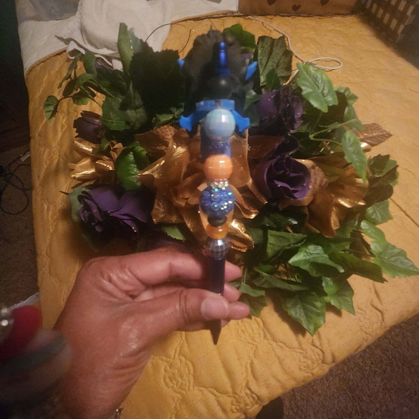 Blue Avatar Clay Black Pen (Premade)
