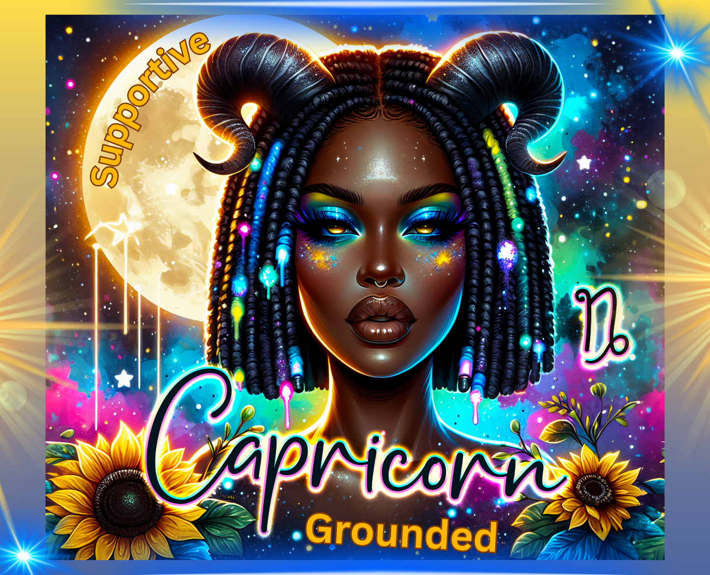 Black African American Zodiac Capricorn