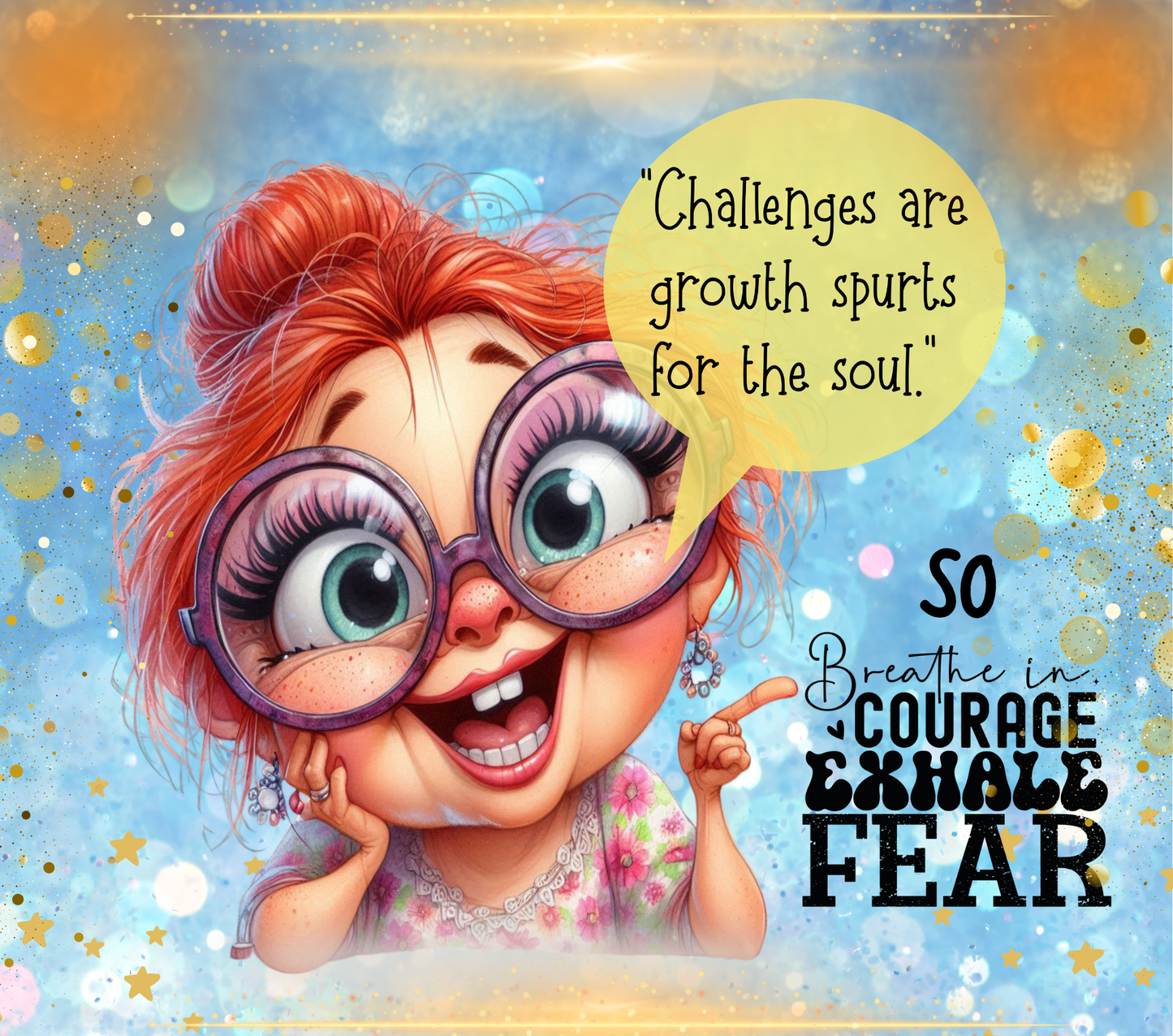 Challenges Are Growth Spurts For The Soul 20oz Tumbler