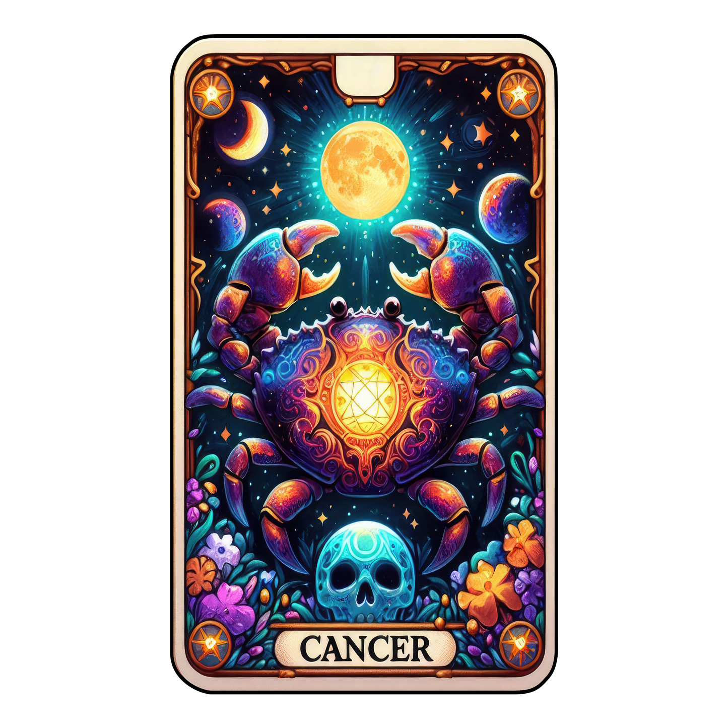 Zodiac Skeleton Tarot Taurus