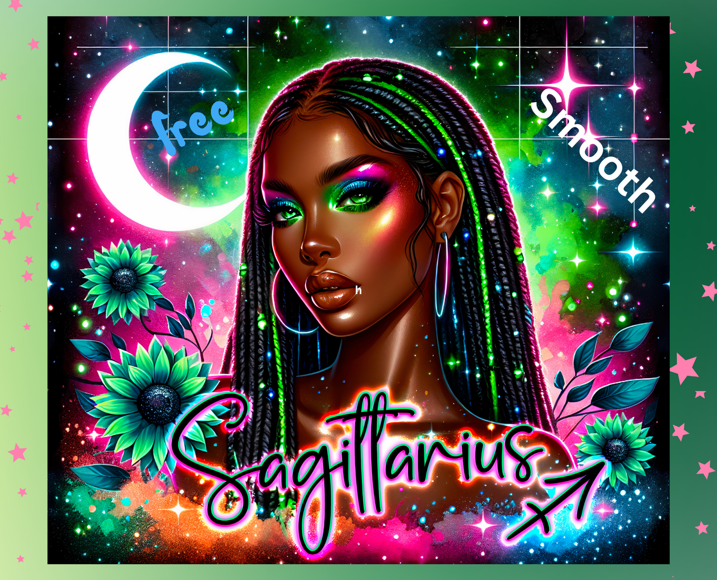 Black African American Zodiac Sagittarius