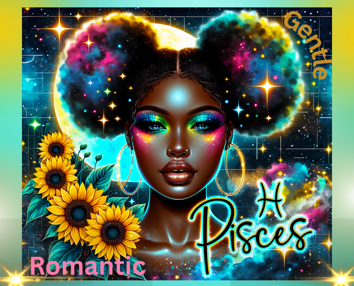 Black African American Zodiac Pisces