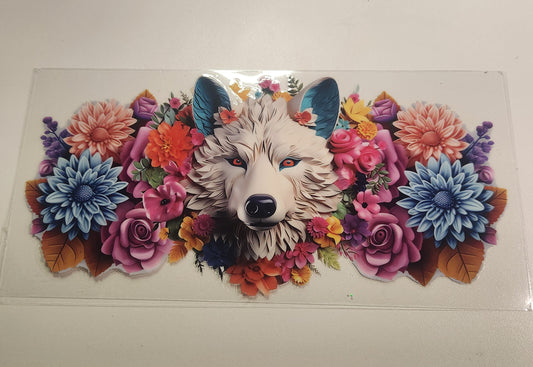 Wolf in Flowers