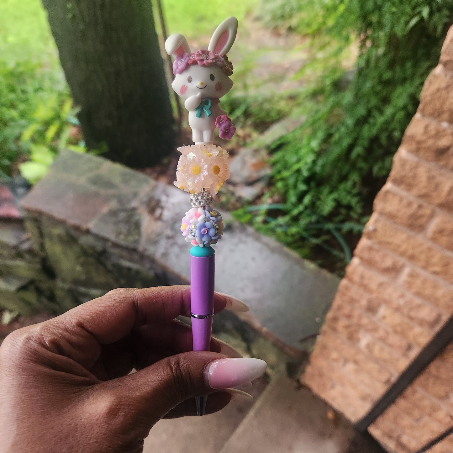 (Live Claim) Character Beaded Pens Medium