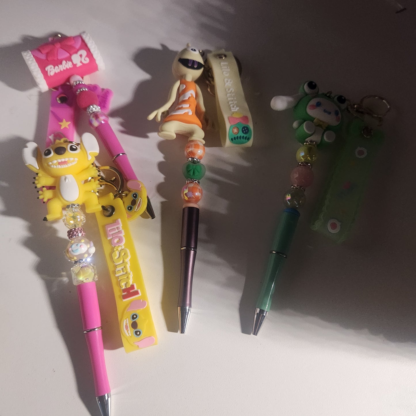 (Live Claim) Character Beaded Pen Keychain