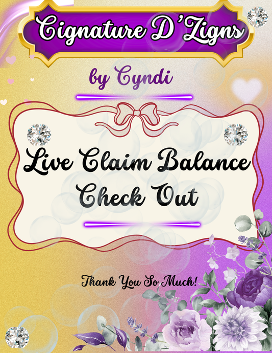 Live Claim Balance Checkout