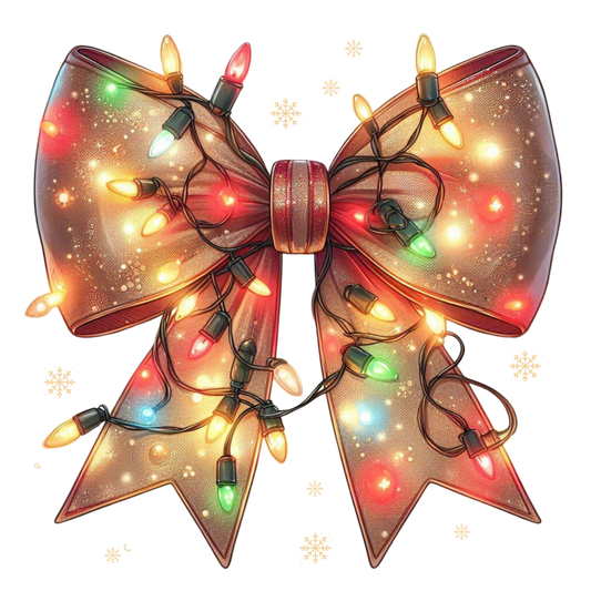 Lighted Christmas Bow