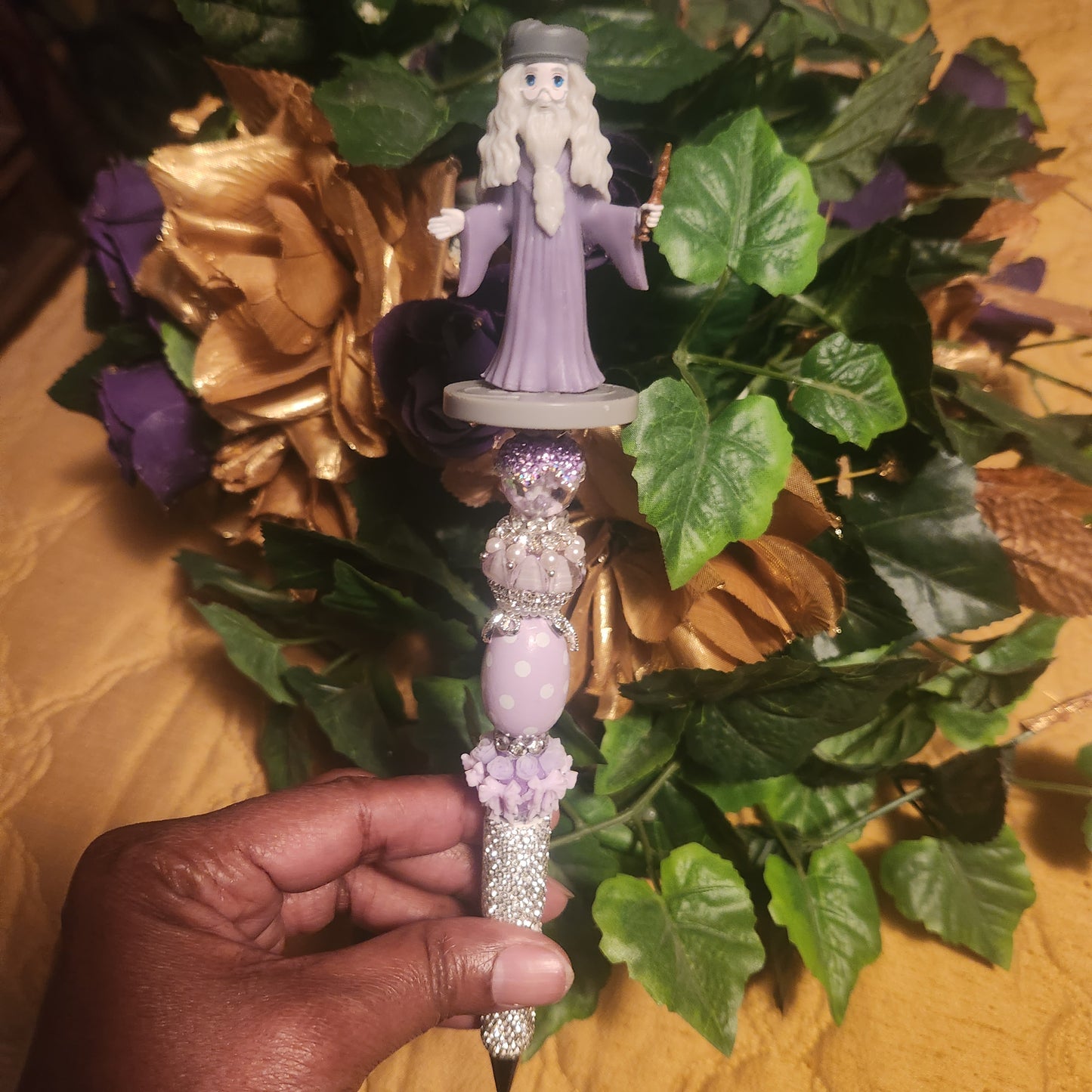 Harry Potter Wizard Silver Rhinestone Pen