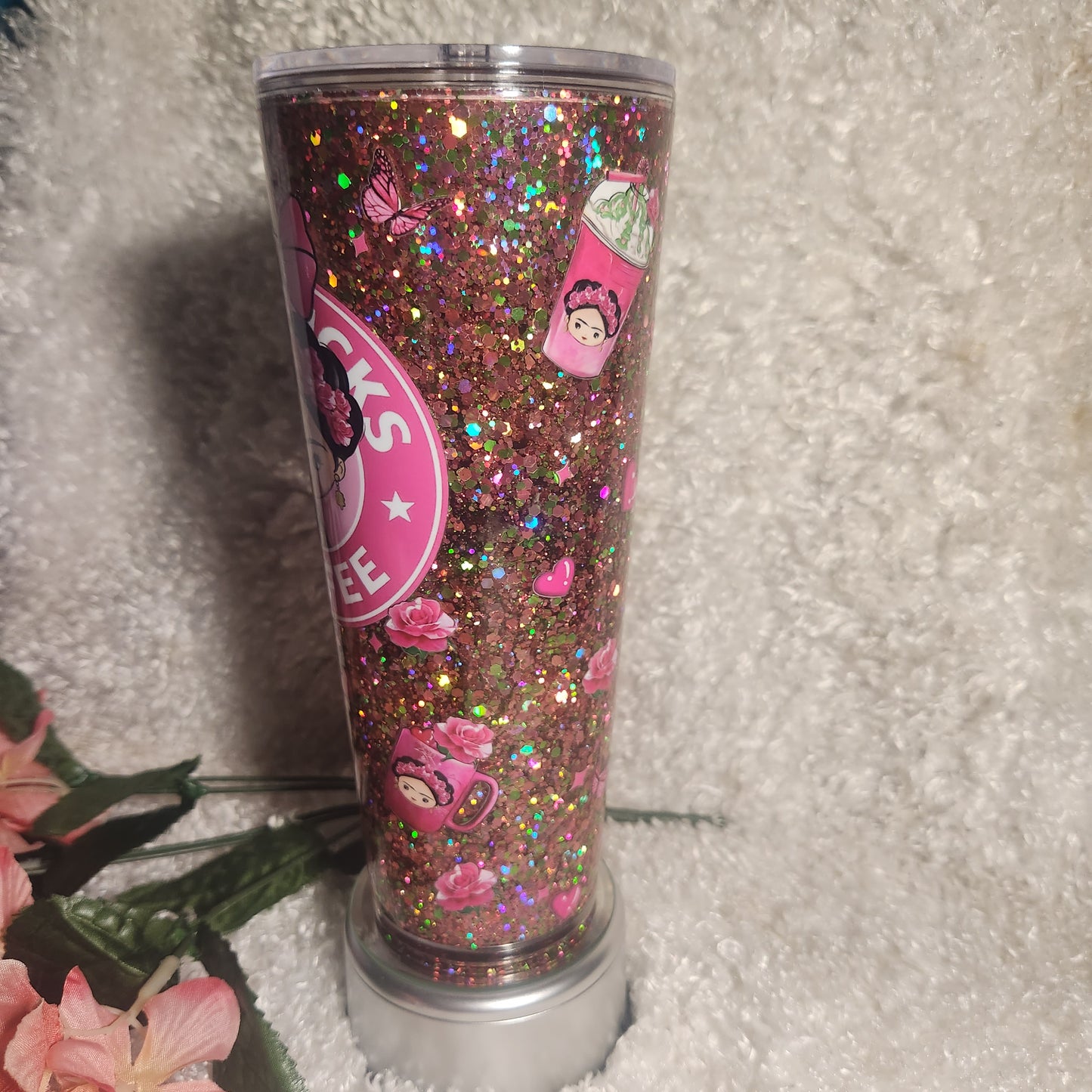 (Live Claim) Glitter Snowglobe 24oz