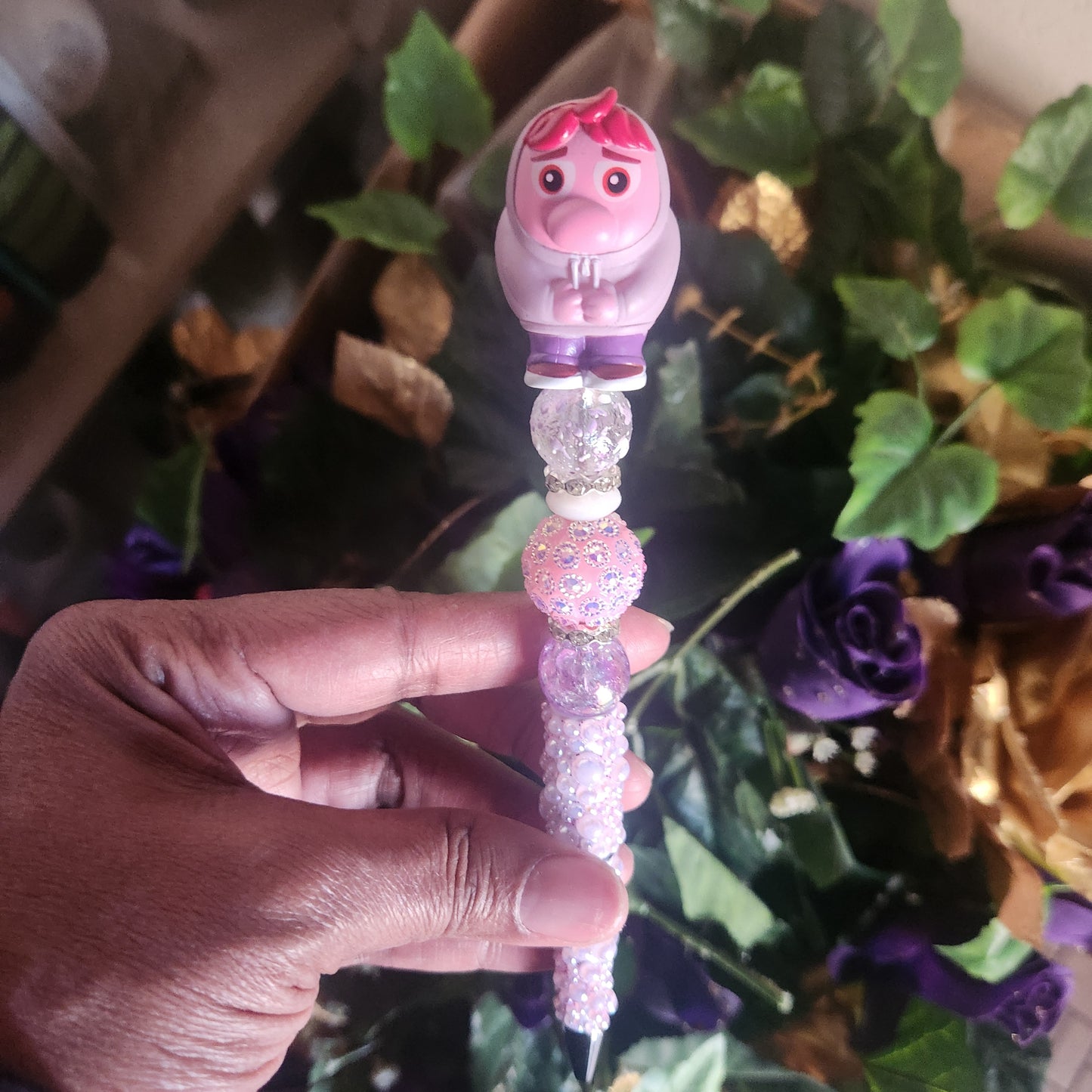 Embarrassed Light Pink Pearls Pen (Premade)