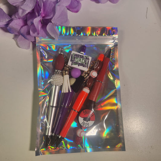 Pen Pack 4 Dad/Fishing/Football (#401)