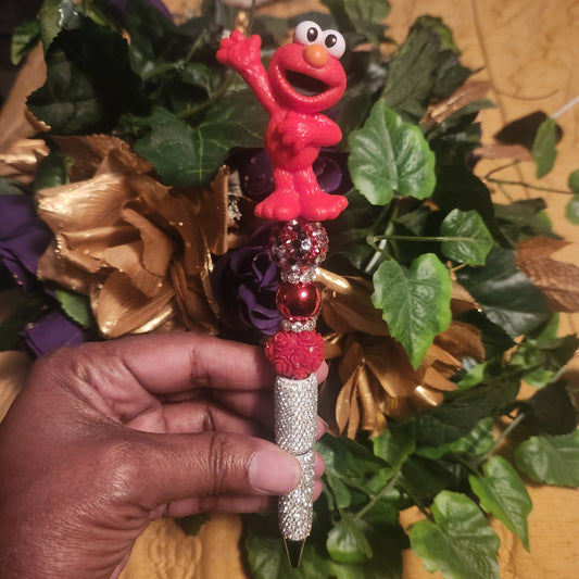 Sesame Street Elmo Silver Rhinestone Pen