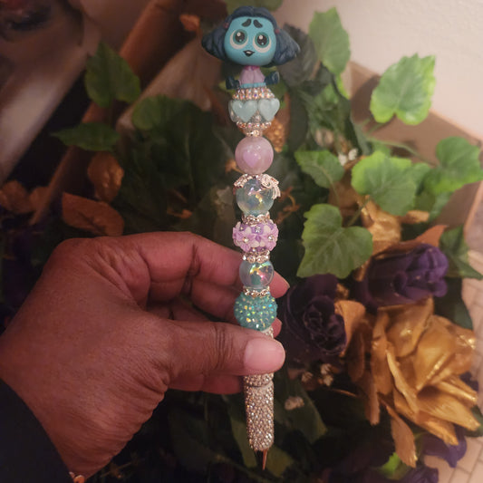 Envious Inside Out Silver Rhinestone Pen (Premade)